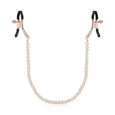 Rosy Gold - Pearls Pinces Tétons - Design Ajustable