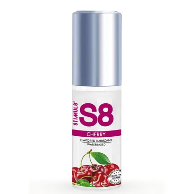 Lubrifiant Aromatisé S8 Cerise 50ml - Stimul8