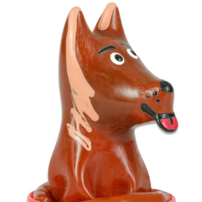 Préservatif Fantaisie Peint Main Forme Chien - Condomerie