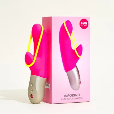 Vibro avec élastique stimulant Amorino - 2,7 cm Rose