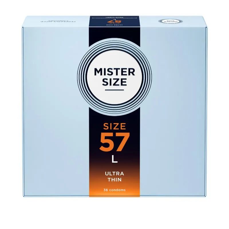 MISTER.SIZE - L Préservatifs Ultra Fins - 36 Pièces