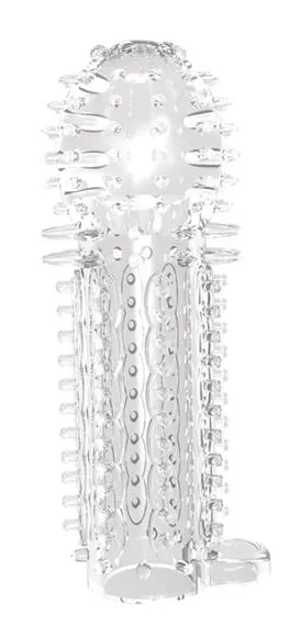 Gaine de pénis NUBBY 14.5 x 4.8cm Transparente