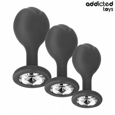 Kit Plugs Anaux Débutant 3 Tailles - Addicted Toys