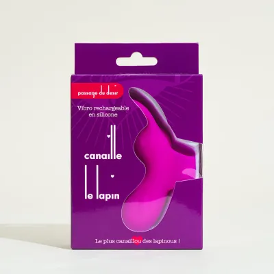 Doigt Vibrant Canaille le lapin - 9,5 cm