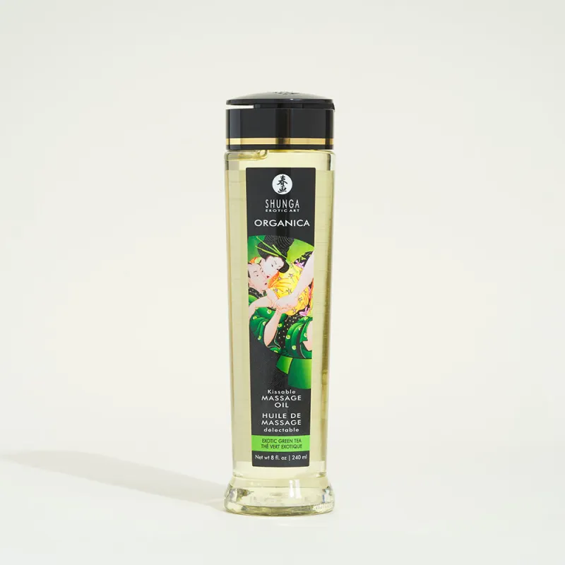 Huile de massage Bio Organica de Shunga - 240 ml  Thé vert
