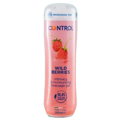 Gel Lubrifiant Control 3 en 1 Fruits Rouges - Control