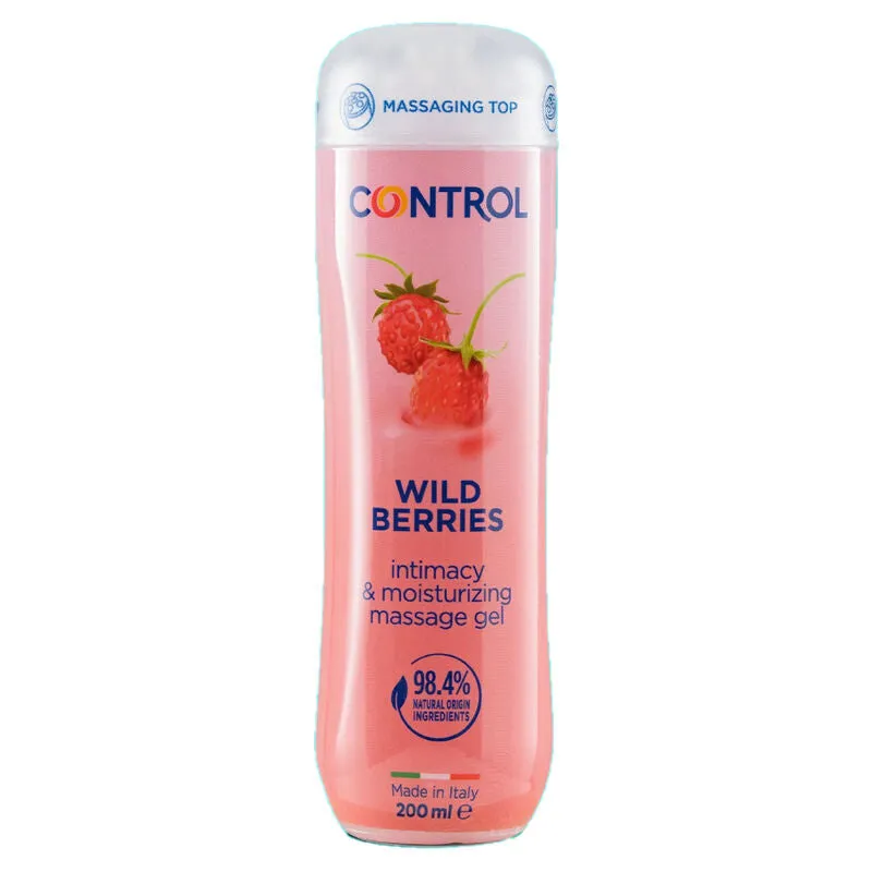 Gel Lubrifiant Control 3 en 1 Fruits Rouges - Control