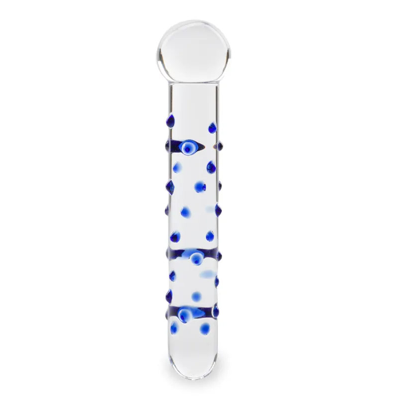 Gode godemichet en verre Oxygen gode vaginal ou anal homme ou femme - Bleu