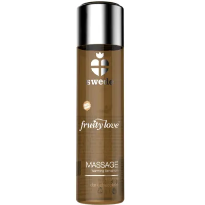 Huile de massage effet chauffant chocolat noir 120 ml - Swede