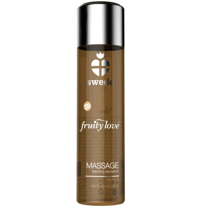 Huile de massage effet chauffant chocolat noir 120 ml - Swede
