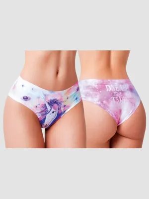 Culotte Invisible Fantasy Dreams Unicorn Rose