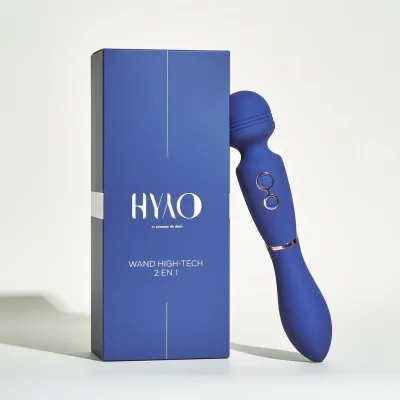 Wand 2-en-1 Fidji de HYYO - Wand 4 cm, Vibro 3,6 cm