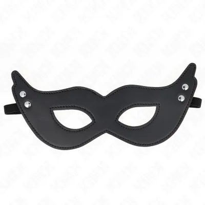 Masque en cuirette à rivets modèle 1 26x8 cm - Kink