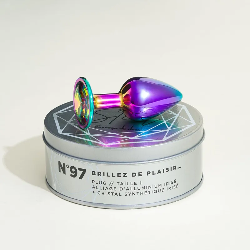 Plug métal bijou rainbow Steel