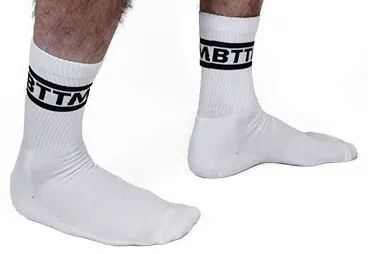Mr B - Mister B Chaussettes blanches BTTM x2 Paires
