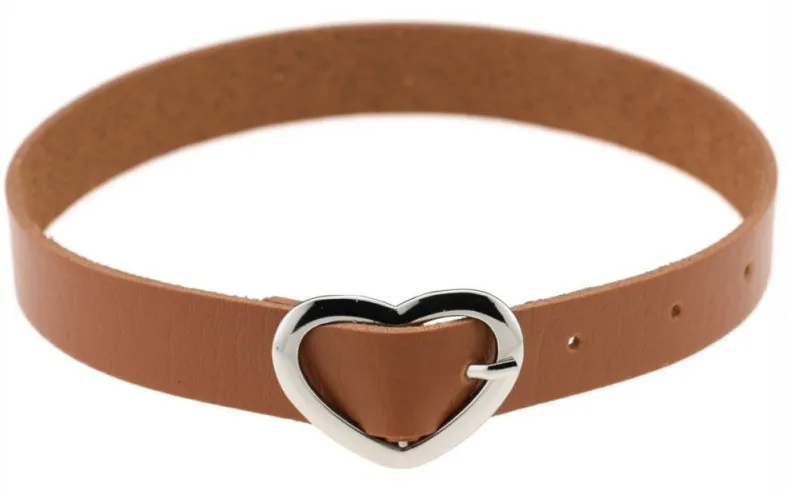 Ras de cou HEART ATTACH Marron