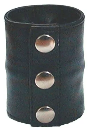 Bracelet de force en cuir MISTER B Noir