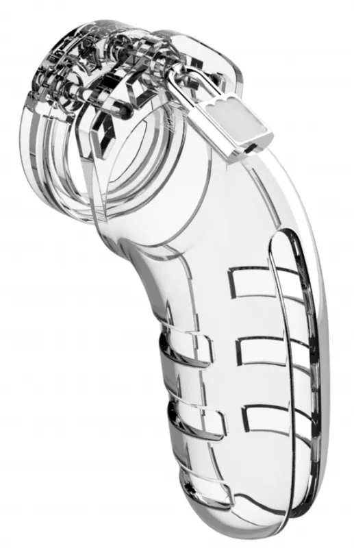 Cage de chasteté ManCage Modèle 06 14 x 4.5cm Transparente
