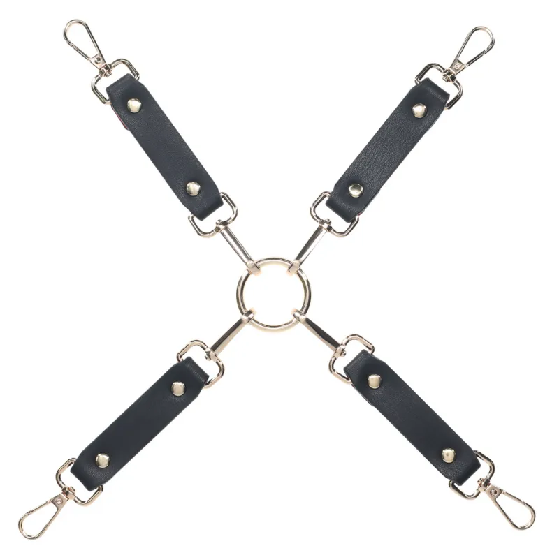 Hogtie MILAN Noir et Rouge