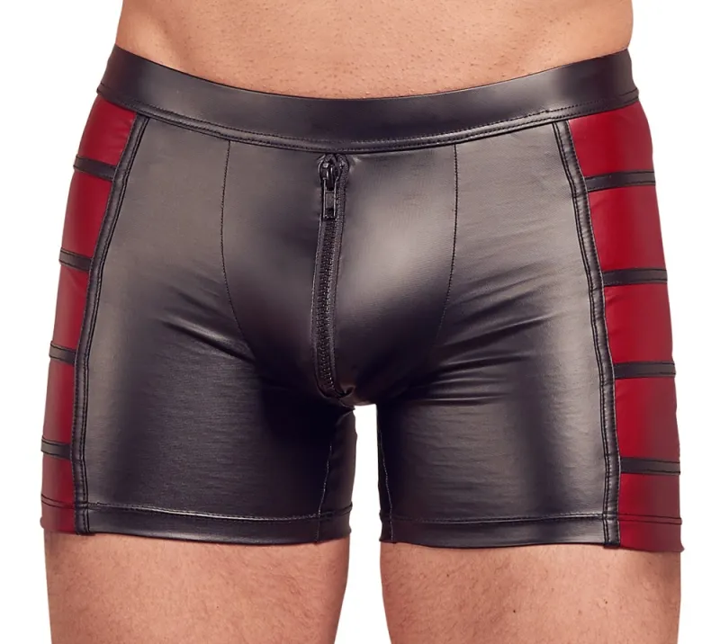 NEK Boxer long VEGA Noir-Rouge