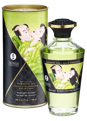 Huile de massage Chauffante Aphrodisiaque - SORBET de Minuit 100 ml