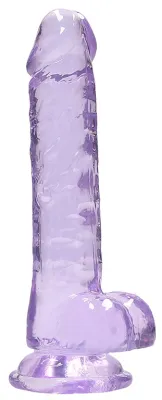 Gode CRYSTAL CLEAR 14 x 3.5cm Violet