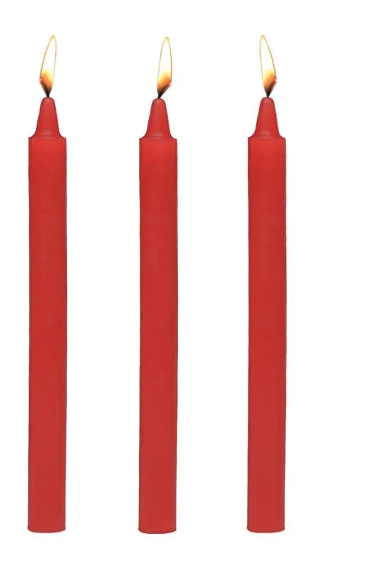 XR Brands - Fire Sticks Bougies à Gouttes Fétichistes - Rouge