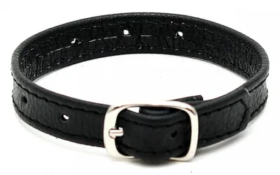 Anneau pénien en cuir LUX UP Noir