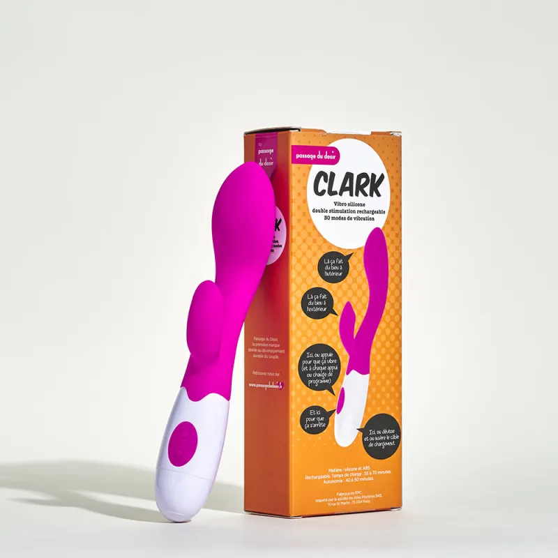 Rabbit silicone Clark - 3,4 cm