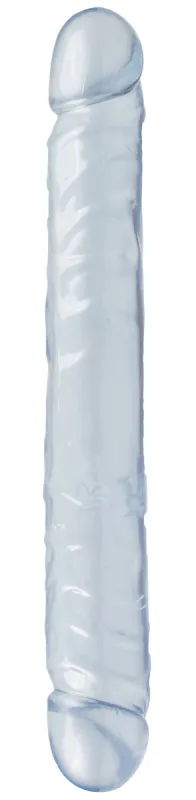 Double Dildo Jelly Crystal 29 x 3.7 cm Bleu