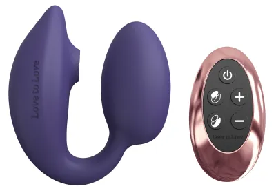 Stimulateur Clitoris et Point G WONDERLOVER Love to Love Indigo