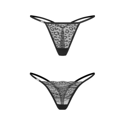 Obsessive – Clara Lot de 2 Strings – Noir