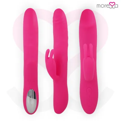 Vibromasseur rabbit rechargeable Molly en silicone - Moressa