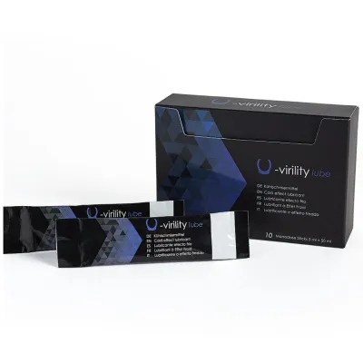 Lubrifiant U-Virility Lube Effet Froid 10 sachets - 500Cosmetics