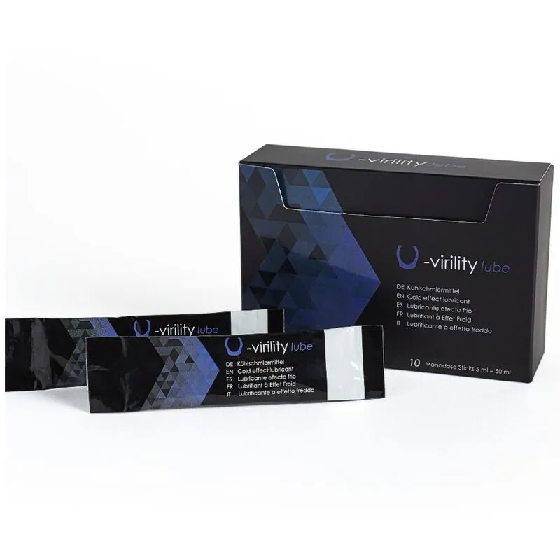 Lubrifiant U-Virility Lube Effet Froid 10 sachets - 500Cosmetics