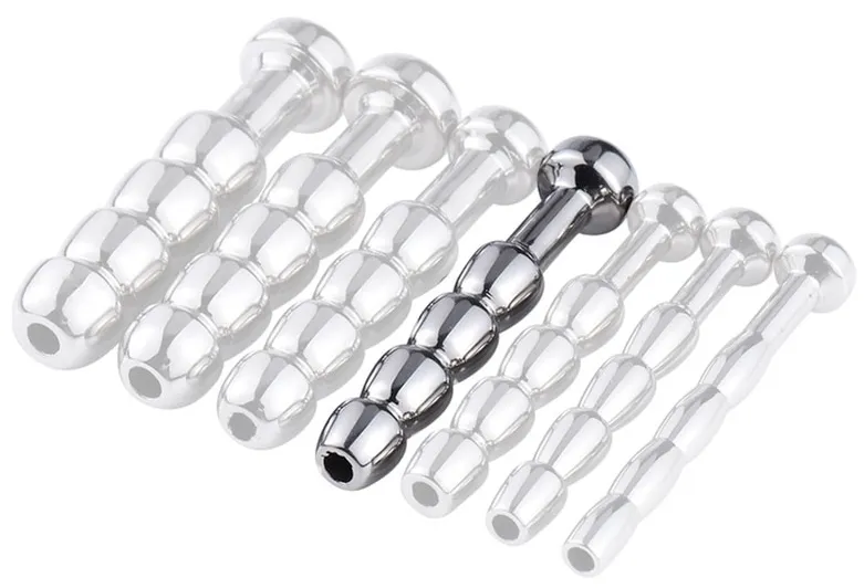 Plug d'urètre percé COCK TOP XL 4.5cm - Diamètre 8mm