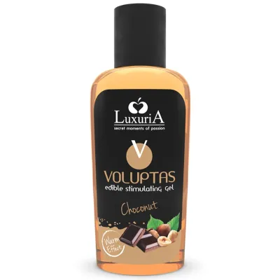 Gel de massage comestible Luxuria chocolat chauffant - Intimateline