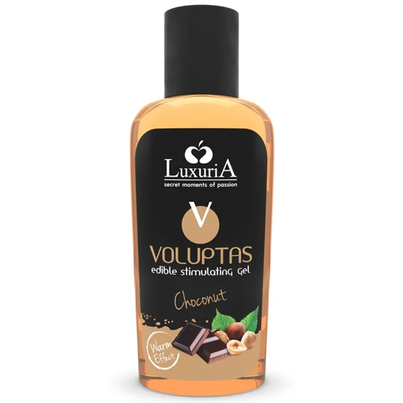 Gel de massage comestible Luxuria chocolat chauffant - Intimateline