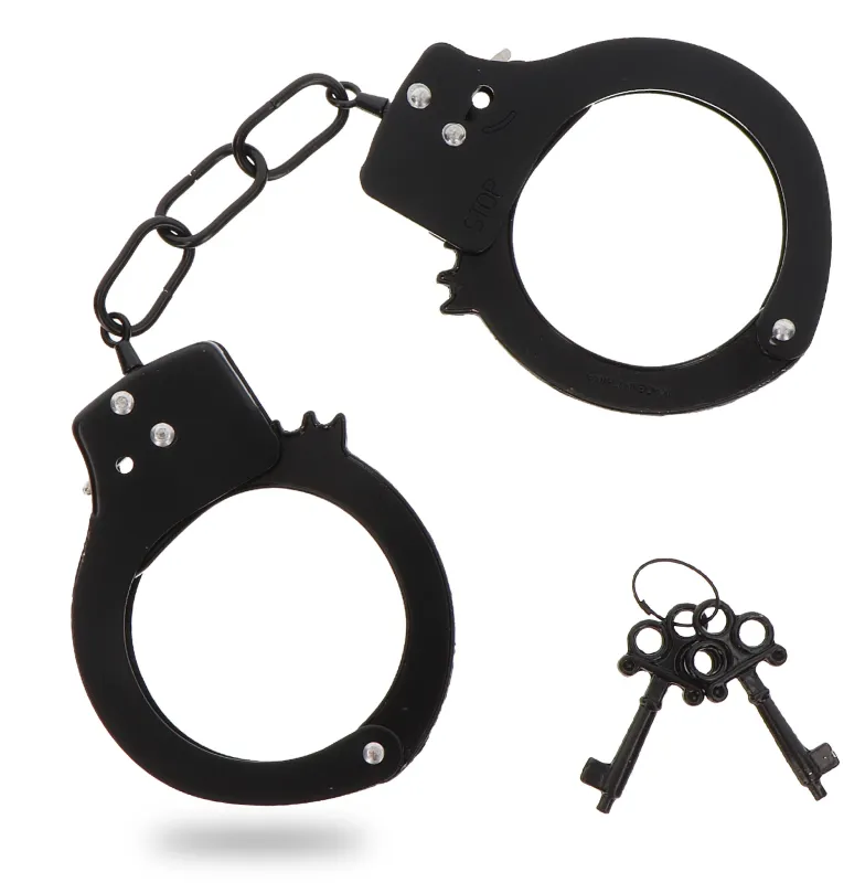 Menottes en métal FUN CUFFS Noires
