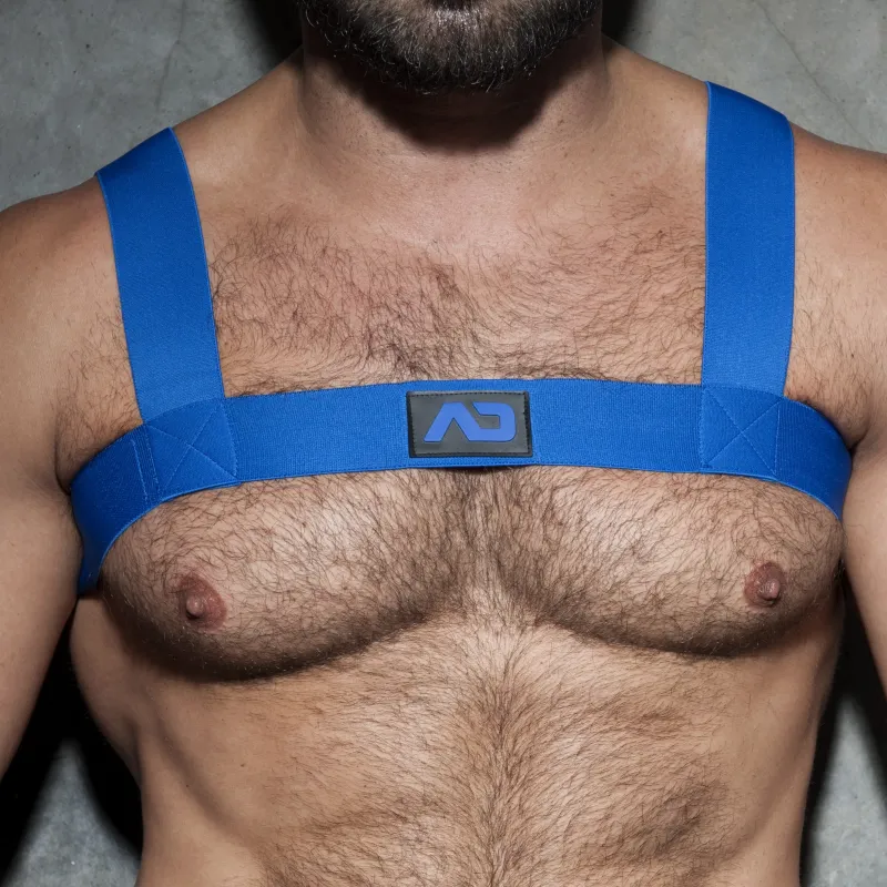 Harnais Élastique AD FETISH Basic Bleu