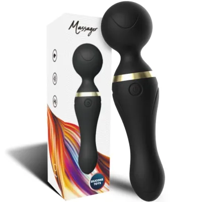 Vibrateur Masseur Freeza Tête Flexible Noir - Armony
