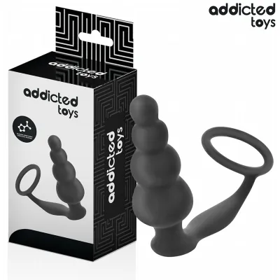 Plug anal avec anneau Modèle 5 - Addicted Toys