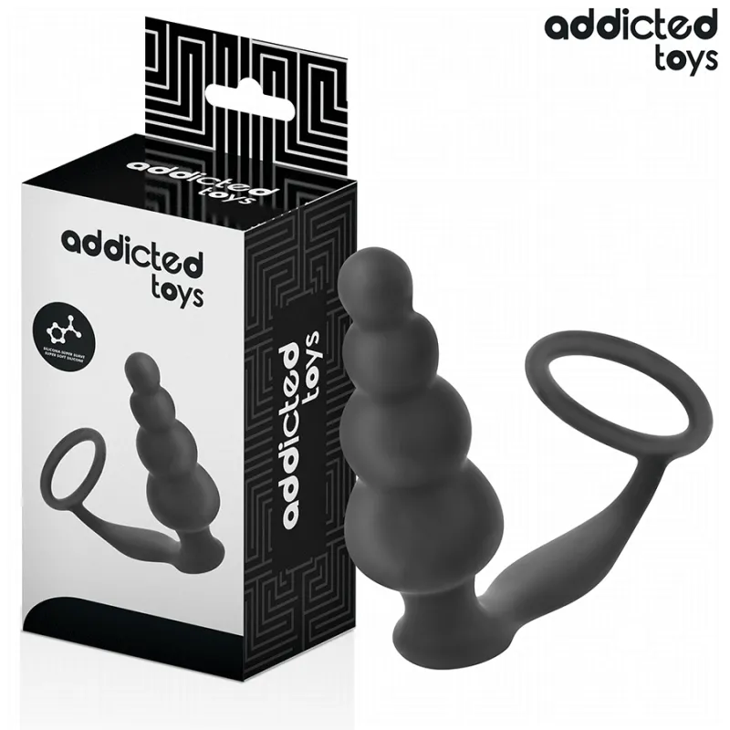 Plug anal avec anneau Modèle 5 - Addicted Toys