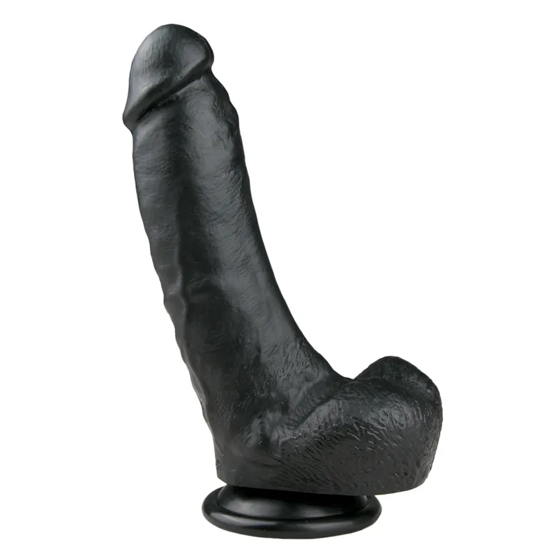 EasyToys - Godemichet réaliste de 20 cm - Noir