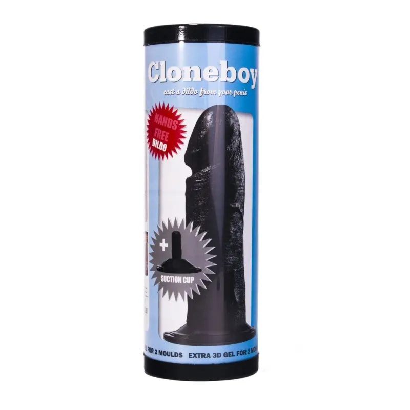 Kit de moulage CLONEBOY Gode noir + ventouse