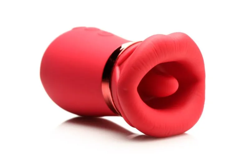 LICKGASM - Stimulateur Clitoridien Kiss Me More Succion, Vibration & Bais