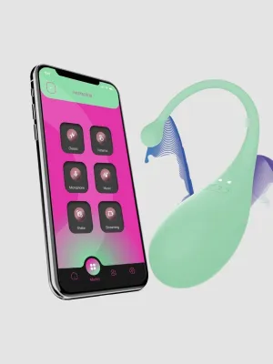 Oeuf vibrant connecté Palpitation vert