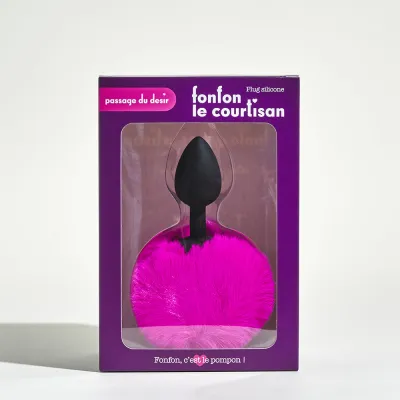Plug à pompom Fonfon le Courtisan - 7 cm