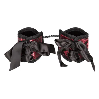 Menottes Corset Scandal Rouge et Noir - CalExotics