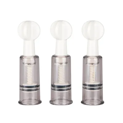 Easytoys Fetish - Ventouses pour clitoris et tétons - 3 pièces